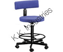 Revolving back rest stool